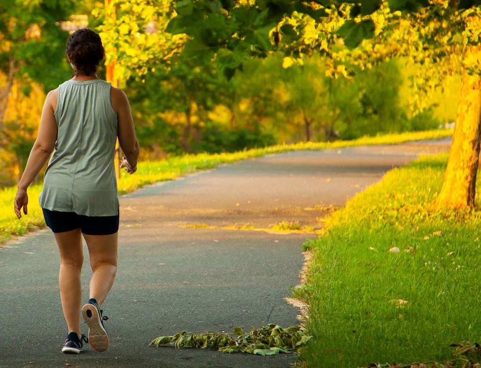 runner on east lansing path